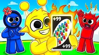 Getting +9999 CARDS in Roblox UNO!