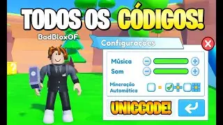 TODOS OS CÓDIGOS DO CLICKER MINING SIMULATOR - ROBLOX