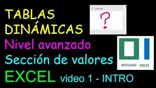 Te hará un avanzado en tablas dinámicas - Entender la sección de valores.