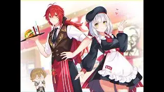 Diluc Frying Chicken for KFC in Genshin Impact? | KFC Genshin Impact Collab China
