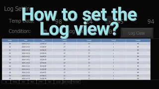 [TDS] How to set the Log view?