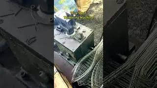 Wire Mesh Trimming Machine, A little machine goes a long way! 