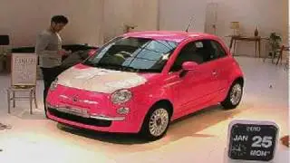 Fiat 500 - painted with nail polish!