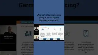 What sort companies are going to be in scope in German e-invoicing? #einvoicing #business #germany