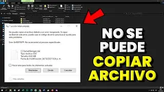 Cannot Copy File Due to an Unexpected Error ⚠️ SOLUTION
