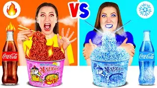 Холодная или Горячая Еда Челлендж | Вкусные Кухонные Лайфхаки от PaRaRa Challenge