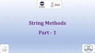 30. String Methods Part - 1