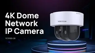 4K Camera Dome With Human Vehicle Detection - Over 99% Ultra-high Accuracy Surveillance POE CCTV