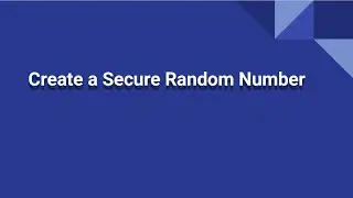 Create a Secure Random Number | One-liner Java Code #shorts