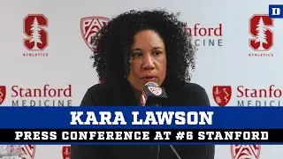 Kara Lawson Press Conference at #6 Stanford | Duke edged in overtime, 82-79