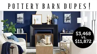 Pottery Barn Dupes!  Save $8,200 on this Living Room!