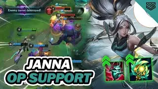 UNDERRATED OP SUPPORT 🔥Analysis Janna Wild Rift Gameplay