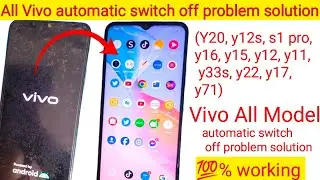 Vivo y20 automatic switch off problem || vivo auto reset problem
