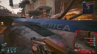 Going to the crash site before it happens Cyberpunk 2077 Phantom Liberty