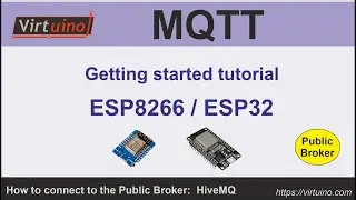 Virtuino MQTT Connection for ESP8266 or ESP32 modules