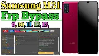 Samsung M31 frp bypass unlock tool ll Samsung M31 *#0*# mathad android 13 working ll just 1 click ll