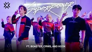 Boaster and Crws Learn VALORANT SUPERPOWER Anthem Choreography With Aiki & HOOK