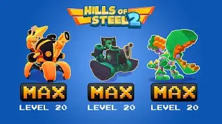 Hills of Steel 2 Rex Max Level 20 Scorpion Max Level 20
