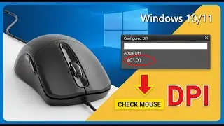 How to Measure Mouse DPI on your Laptop or PC | Mouse DPI on windows | Tech Trek