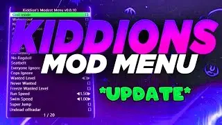 GTA 5 ONLINE MOD MENU PC | KIDDIONS MOD MEnU | Money Hack 2022..