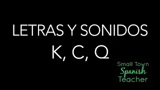 Letras y sonidos: el sonido /K/ y las letras k, c, q