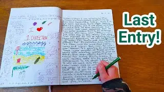 finishing my 11TH JOURNAL | how to write your last journal entry