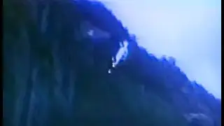 1992 Mercedes commercial - w123 E-Class Driver Survives Crash Off A Cliff