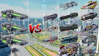 WR🔥 Angusiher VS All Titan Weapon Comparison |WAR ROBOTS|