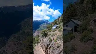 Raw FPV - Abandoned Mining Cabin Hanging on the Cliff #fpv #gopro #drone #mine #shorts #video