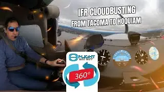 Super Speed 360: IFR Cloudbusting from Tacoma to Hoquiam
