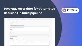 Leverage error data for automated decisions in build pipeline