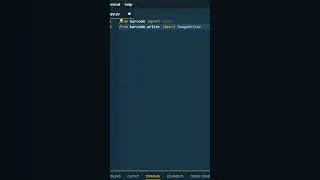 Generate barcode using python 