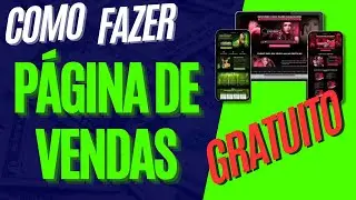FAÇA UMA PÁGINA DE VENDAS GRÁTIS