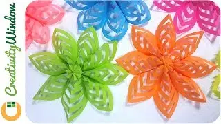How To Make This Colored Paper Floral Decoration