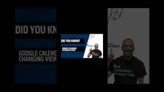 Did You Know? Changing Views in Google Calendar