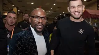 Флойд мейвезер тренируется с узбекской бойцом ММА с Махмудом Мурадовом FLOYDMAyweather