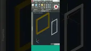 AutoCAD Tutorial | Easy 3D Slide Window | 
