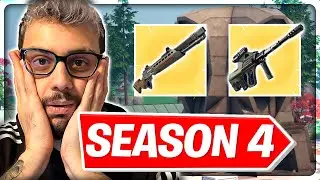 STAGIONE 4 di FORTNITE PRIMO GAME *PAZZESCO* con LE NUOVE ARMI