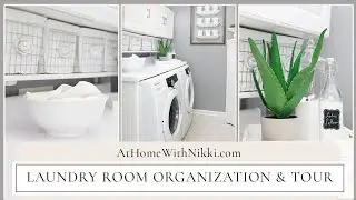 LAUNDRY ROOM ORGANIZATION & TOUR | Home Organizing Tips