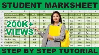 #1-Excel Marksheet: Step-by-Step Tutorial on How to Make a Grade Sheet in Excel