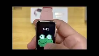 Смарт часы  фитнес НТ5+ розовые