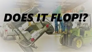 Offroad Trailer Vs. Forklift - Testing the Tip Over Point and Ball Hitch