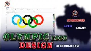 Olympic logo design in CorelDraw | CorelDraw me logo design kaise kare | Logo Design in CorelDraw.
