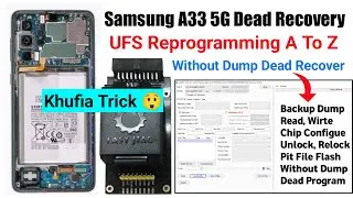 Samsung A336E 5G Ufs Reprogramming |Dc Reading Stock 0.135 Ram Line Missing