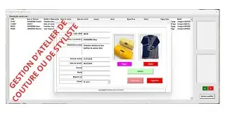 Logiciel de gestion d'atelier de couture ou de styliste