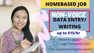NON-VOICE DATA ENTRY JOBS | HOMEBASED JOBS | TYPING JOBS Part 2 | 2021 | Sincerely Cath
