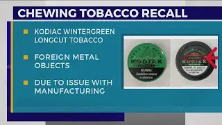Smokeless chewing tobacco recalled in Pennsylvania, other states