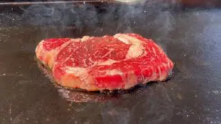Ribeye Steak on The Blackstone Griddle