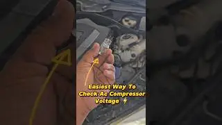 Easiest Method To Check Ac Compressor Voltage in Mercedes || #faultcodewithhamza
