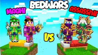 BEDWARS 2 vs 2 MAGHI vs ASSASSINI - NICO e MARCY vs ZEYXON e BADDI - MINECRAFT ITA